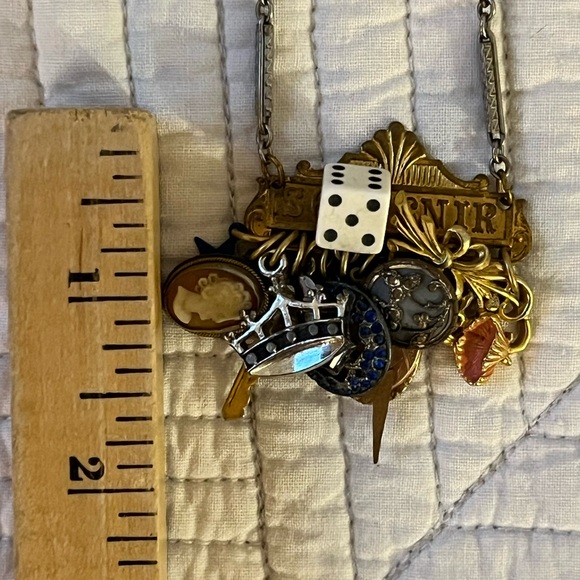Necklace vintage Vegas Souvenir vibe Handmade By Etsy Artist ONE OF A KIND - Picture 10 of 11